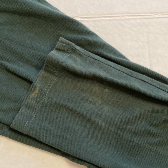 Women's Life is Good long sleeve tee, color is green, size is small - Picture 7 of 7